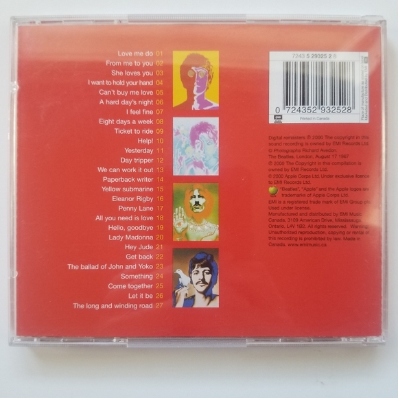 The Beatles '1' Album CD 💿3/$35+Free Shipping!🚚 - Picture 3 of 5